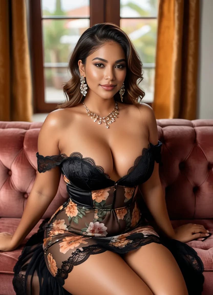 AI-generated portrait for Nicoledahliapromo